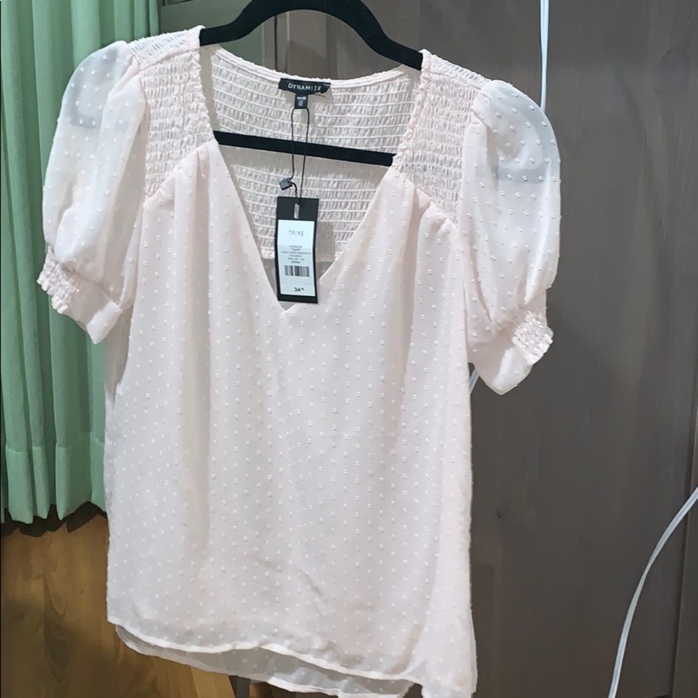 Swiss dot Dynamite Blouse